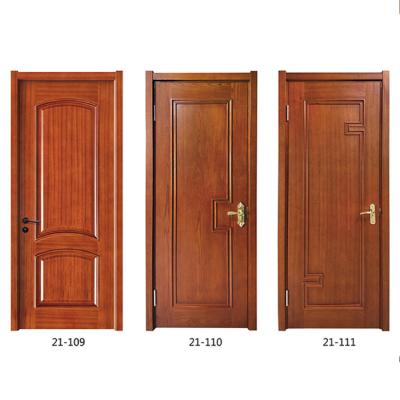 China Latest Design Modern Bedroom Interior Door Factory Wooden Door for sale