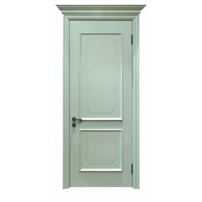 China Waterproof High Quality PVC Skin Interior MDF Solid Wood Doors For Home for sale