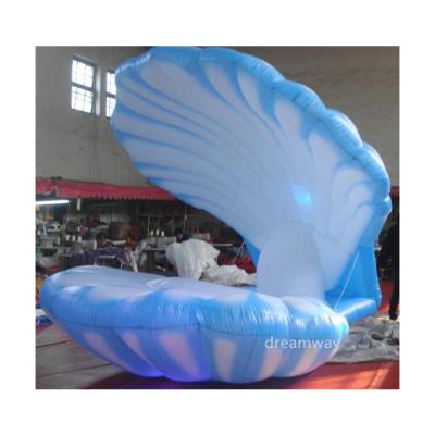 China Best Oxford Cloth With LED Light 2020 Hot Selling Giant Inflatable Shell For Events And Promotion for sale