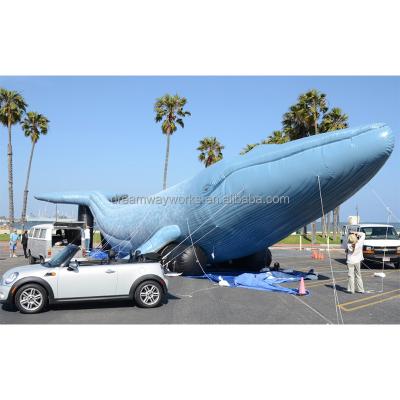 China Same as picture or custom as your require 2021 hot sale inflatable whale, giant inflatable blue whale for advertising for sale