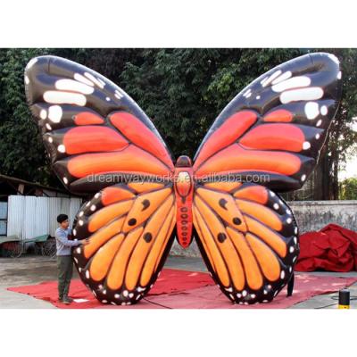 China Same as picture or custom as your require 2021 hot sale giant inflatable butterfly, inflatable insect for advertising for sale