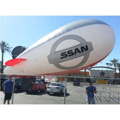 China Hot Selling 2021 Best 0.18mm PVC Advertising Blimp, Blimp Shape Balloon With Rigid Fins for sale