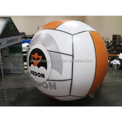 China 2020 hot sale 0.18mm pvc giant inflatable volleyball, inflatable giant ball for advertising for sale