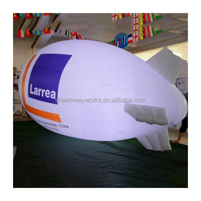 China Best 0.18mm PVC 2021 Giant Blimp Inflatable Zeppelin, Customized Inflatable Blimp For Advertising for sale