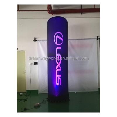 China 2021 Best oxford fabric led inflatable inflatable columns, inflatable party decorations for sale for sale