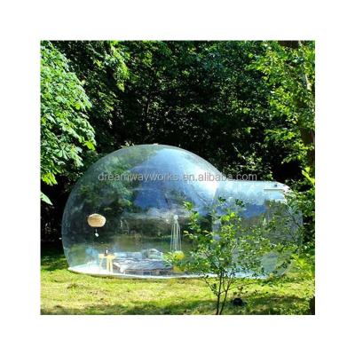 China 2021 Customized transparent bubble tent outdoor inflatable camping tent for sale for sale