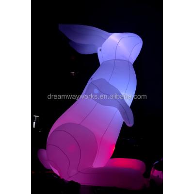 China Same as picture or custom as your require 2021 hot sale giant inflatable easter bunny for easter decoration for sale