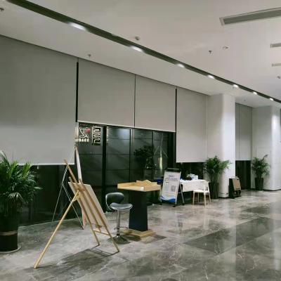 China Factory wholesale price minimalist motorized black waterproof roller blind fabric for office building for sale