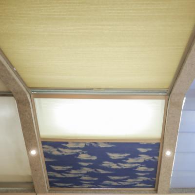 China Electric Honeycomb Skylight Minimalist Horizontal Skylight Honeycomb Smart Window Outside Blinds for sale