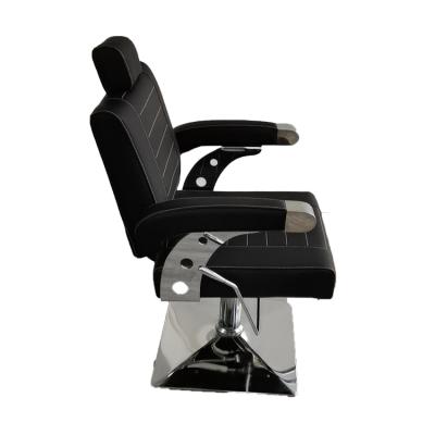 China 2021 modern good sale fashion design luxury barber chair with armrests cushion soft barber chair for sale