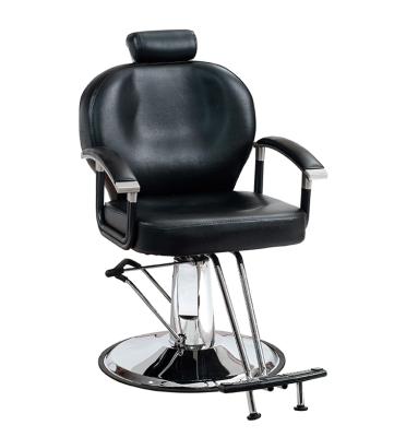 China Modern Hot Selling Salon Hairdressing Beauty Equipment Hair Cutting Hydraulic Pump Synthetic Leather Extended Barber Chair for sale