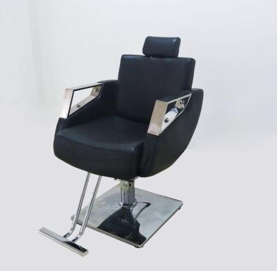 China Modern Hot Selling Salon Hairdressing Beauty Equipment Hair Cutting Hydraulic Pump Synthetic Leather Extended Barber Chair for sale