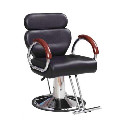 China Modern Hot Selling Salon Hairdressing Beauty Equipment Hair Cutting Hydraulic Pump Synthetic Leather Extended Barber Chair for sale