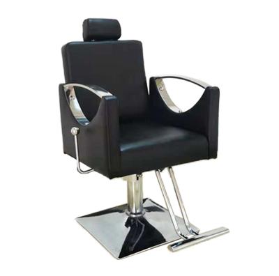 China Modern Hot Selling Salon Hairdressing Beauty Equipment Hair Cutting Hydraulic Pump Synthetic Leather Extended Barber Chair for sale