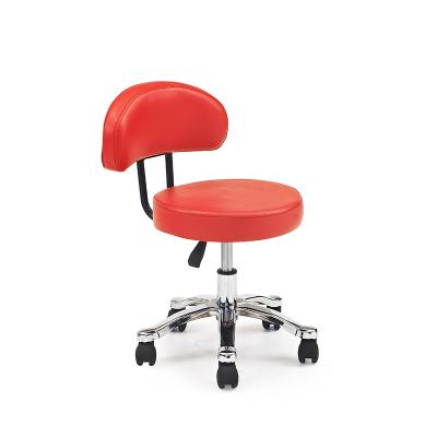 China Modern PU Leather Restaurant Dining Bar Stool Haircutting Waiting Chair Salon Furniture Barber Shop Shaving Chair for sale