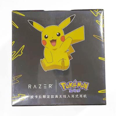 China 2021 new In-ear Razer Pekemon-Pikachu limited edition wireless earbuds BT genuine in ear headphones quality goods for sale