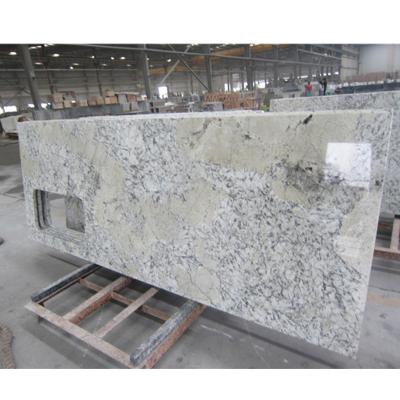 China Modern High Quality Polished 2cm Brazil Exotic Ice Blue Granite For Countertops Big Slab for sale