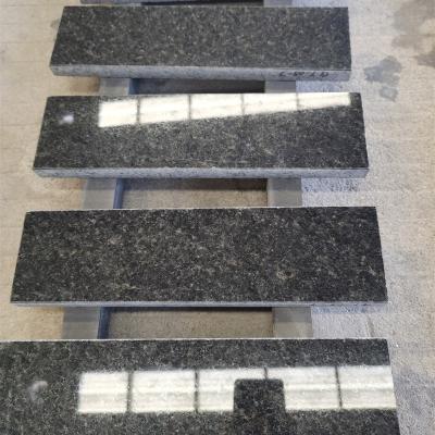 China Hot-selling China factory modern black pearl granite countertops for project, cheap price for sale