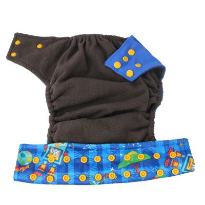 China New Design Custom Printed AI2 Reusable and Washable Diapers Comfy Baby Aio Sleeping Cloth Diapers with Insert for sale