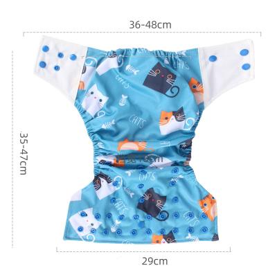 China AI2 Baby Diaper Cloth LazyRabbit Cloth Printed Baby Cloth Diapers Waterproof Wetter Heavy Soft Sleep and Boy Diapers for sale