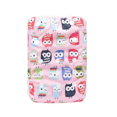 China Wholesale Price Plain Weave Cloth Baby Cloth Diaper Colorful Washable Insert Reusable Diaper Covers Diaper for sale