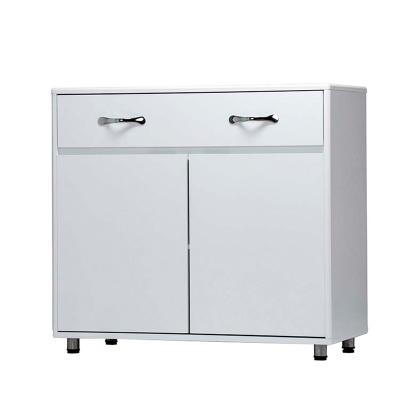 China Rasoo 1 Piece Farmhouse Style Sideboard Cabinet Convertible Modern Gray Sideboard for sale