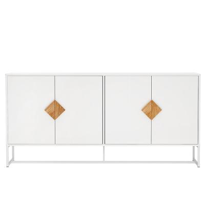 China Rasoo Living Room Furniture Adjustable Sideboard Cabinet White Credenza (Other) Sideboard for sale