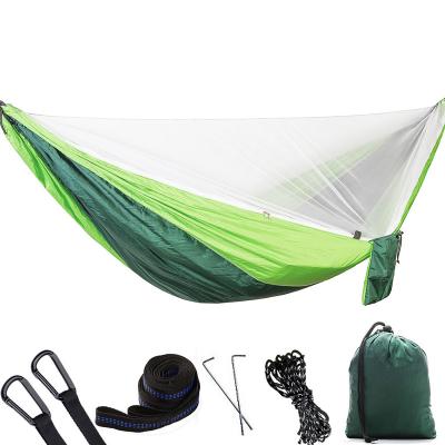 China Enjoy Single Outdoor Double Trap Wholesale Folding Portable Camping Hammock for sale