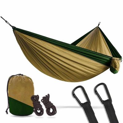 China Enjoy Travel Colorful Canvas Simple Folding Camping Nylon Portable Lightweight Waterproof Hike Hammock for sale