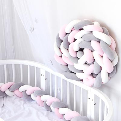 China Fashionable INS Amazon Baby Cot Sustainable Super Soft Crib Colorful Children's Cribs For Newborn Gift for sale