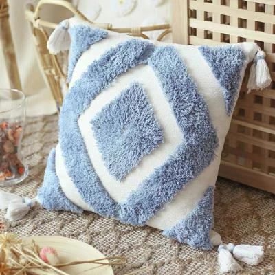 China Sustainable Custom Morrocan Pillows Popular Design Tufted Cushion Cover Pillow Cases Cover For Home Decor for sale