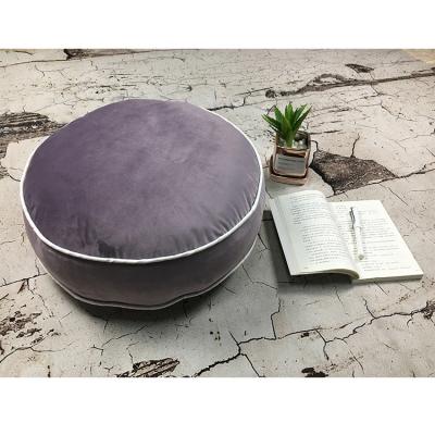 China Sustainable Round Velvet Color Single Cushion Floor Cushion Customized Floor Pillow For Home for sale