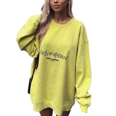 China MOQ 1pcs Loose QUICK DRY Fashion Sweatshirt Women's 2021 New Sweater Casual Printing Top Hoodie for sale