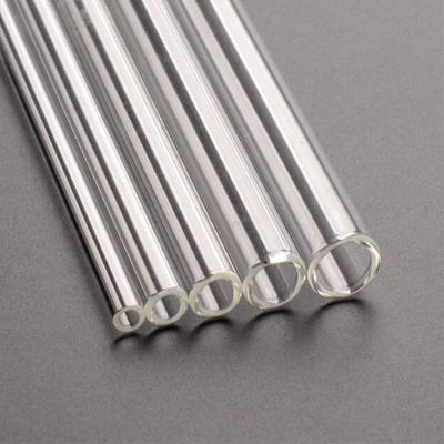 China Viable Customize High Borosilicate Glass Straws for sale