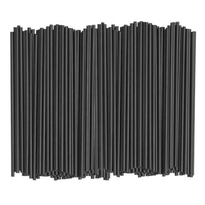 China CLASSIC 5 Inch Coffee and Cocktail Stirrers Straws, Black Small Sip Disposable Plastic Stir Sticks 300 Pcs for sale