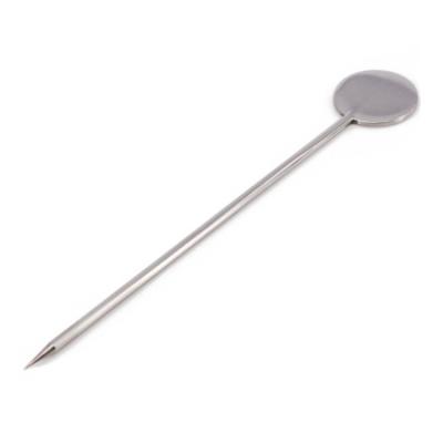 China Sustainable Stainless Steel Cocktail Picks Metal Martini Pick Stick 12cm Series Pad Fruit Sticks for sale