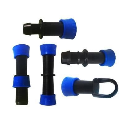 China DN 16 Drip Tape To Pipe Irrigation Fittings Ring Connectors Drip Tape Connectors Quick Lock Coupling For Drip Irrigation Tape for sale