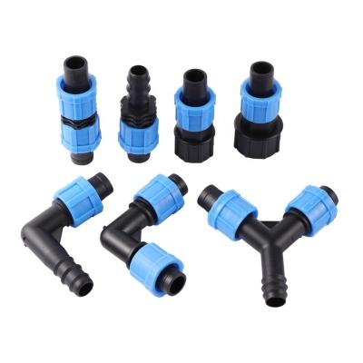 China China Plentirain Agriculture 16mm Drip Irrigation Tape Anti Aging Accessories Fitting Connector for sale