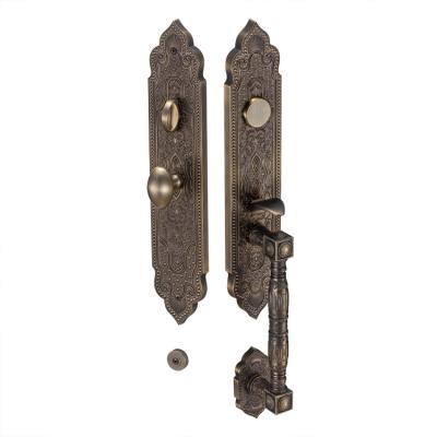 China Wooden Doors and Metal Doors Zinc Alloy Modern Style Front Door Entry Door Lock for Wooden and Metal Doors for sale