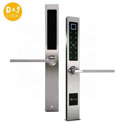 China Wooden Doors and Metal Doors Waterproof Keyless Smart Lock Tuya WIFI Digital Aluminum Alloy Sliding Door Lock Electronic Fingerprint Lock for sale