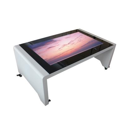 China Aluminum Alloy Frame Game Touch Screen Monitor LCD Table Smart Interactive Touch Board With Multi Touch Points for sale