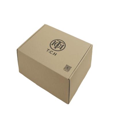 China Disposable Wholesale Customization of Various Specifications Cardboard Box Square Kraft Paper Box Packaging for Express Package for sale