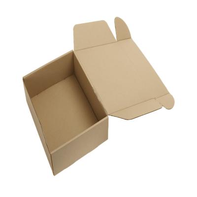 China High Quality Selling Disposable Cardboard Cube Cardboard Aircraft Box Kraft Paper Cap Boxes For Express Packing for sale