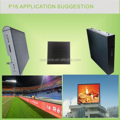 China P16 Outdoor Video / Text / Movie Banner Outdoor Led Display for sale