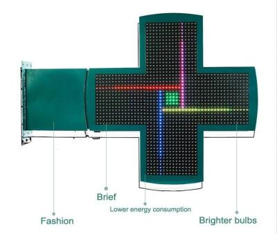 China Shops hot sale china pharmacy cross led display p16 for sale