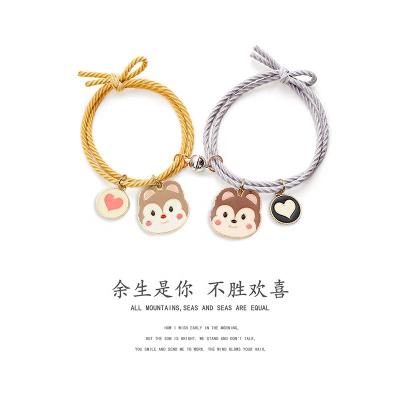 China Tiktok Environmental Friendly Magnet Personalized Girls Boho Ladies Boho Gold Plated Bracelet 18k Gold Plated Bracelet for sale