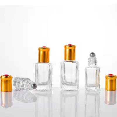 China Modern Luxury Perfume Oil Roll On Glass Bottle With Rollball Bottle Customize 10ml 5ml 15ml for sale