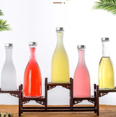 China Wholesale 250ml 375ml 500ml Glass Bottle Fruit Juice Beverage Bottle From Beverage Manufacturer for sale