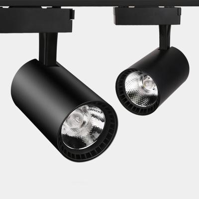 China Modern Modern GU10 LED Lighting Track Lamp Fixture Housing Spot Track Light Commercial Spotlight for sale