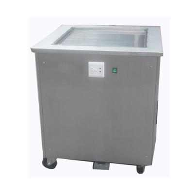 China Snack Factory Frozen Yogurt Machine Ice Cream Maker Pan Fried Fruit Fried Machine for sale